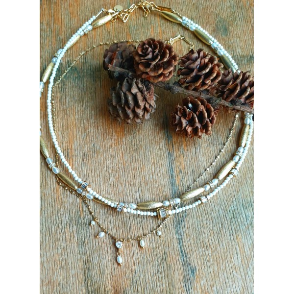 Hanka IN kaklo papuošalas "Choker" su perlais